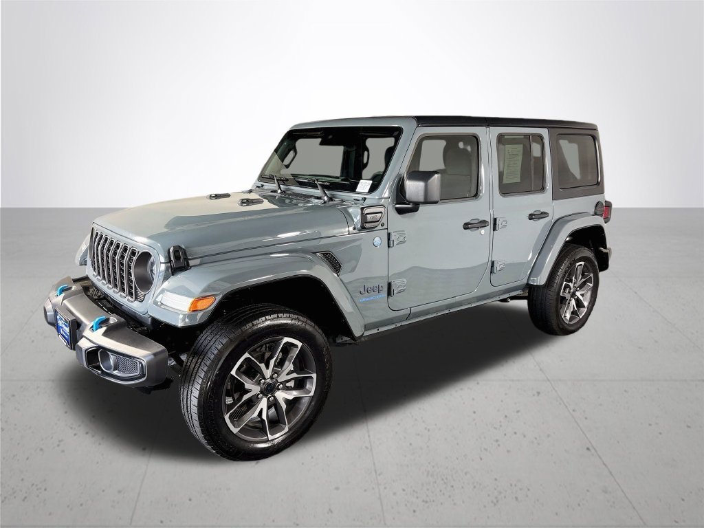 Used 2024 Gray Jeep Sport S 4xe image 2