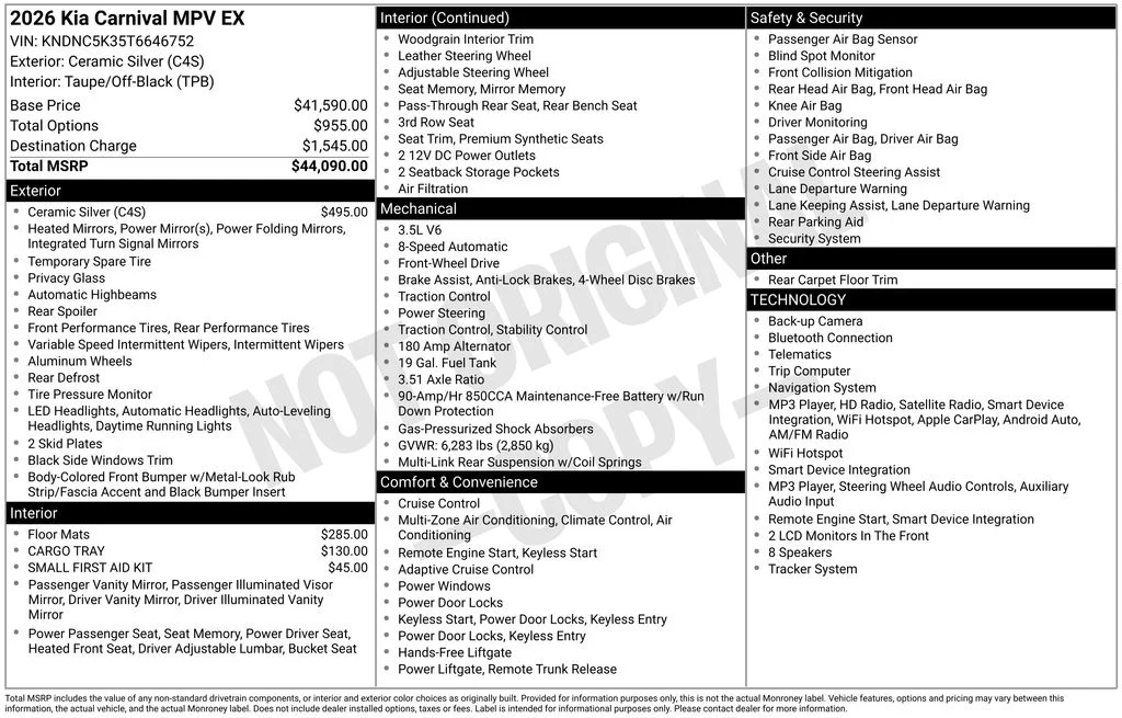 New 2026 Ceramic Silver Kia EX image 8