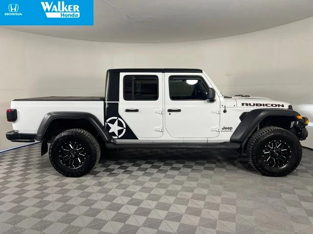 Used 2021 Bright White Clearcoat Jeep Rubicon image 9