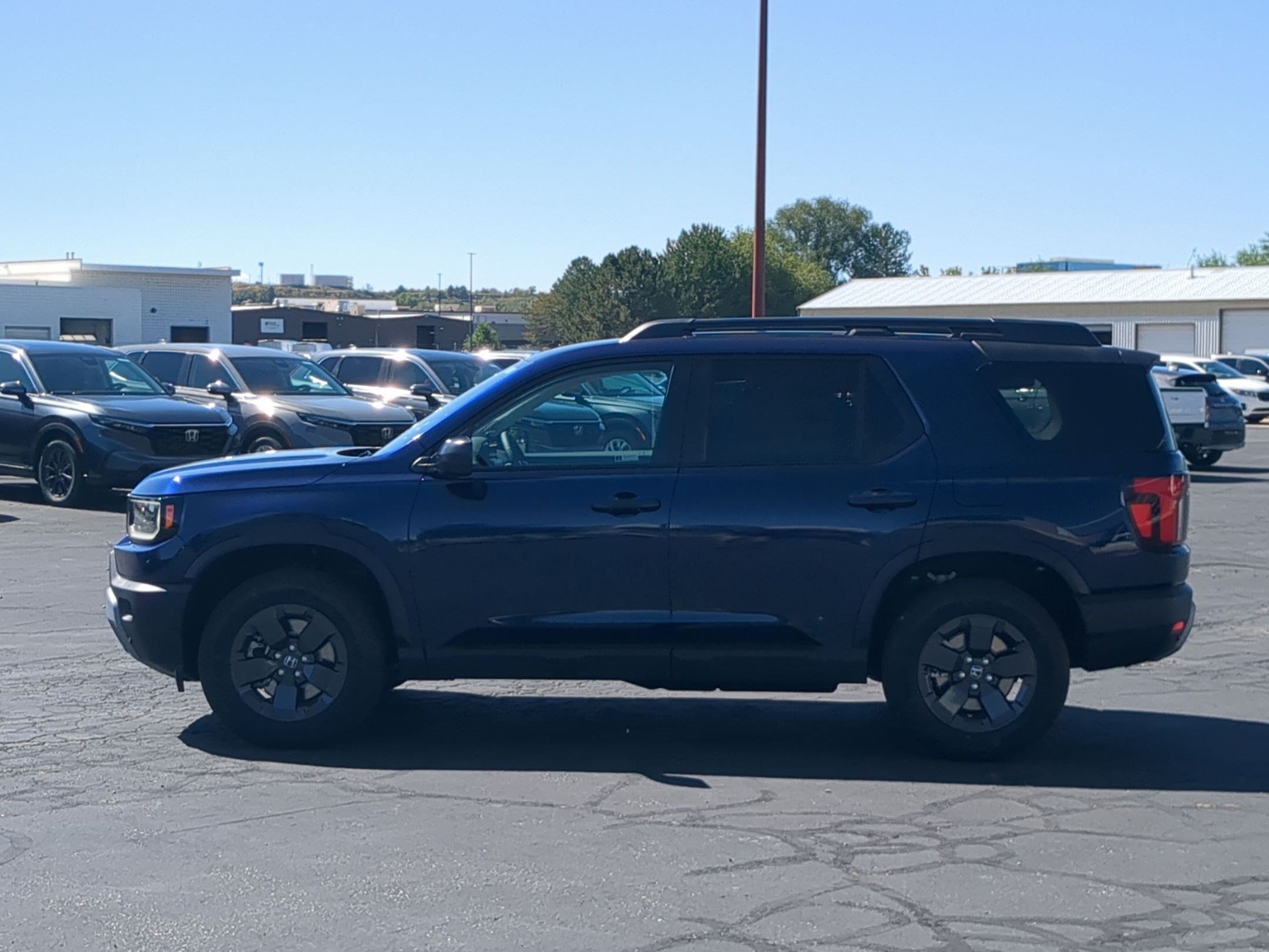 New 2026 Obsidian Blue Pearl Honda RTL Towing image 7