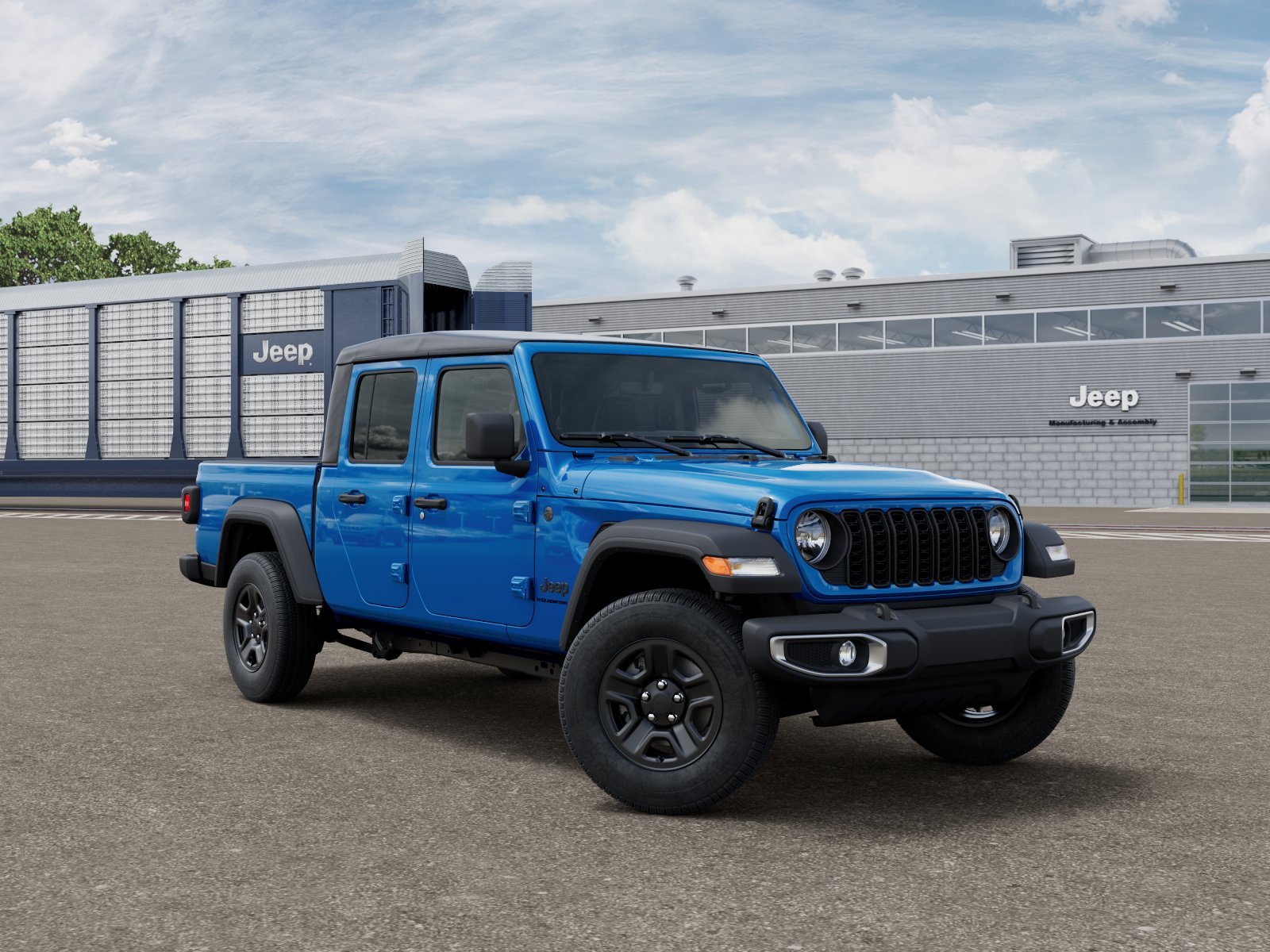 New 2026 Hydro Blue Pearl-Coat Exterior Paint Jeep Sport image 3