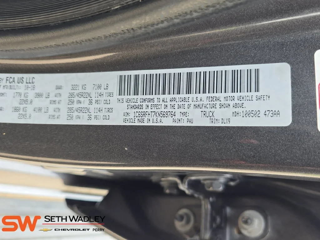 Used 2019 Gray Ram Limited Crew Cab 4x4 5