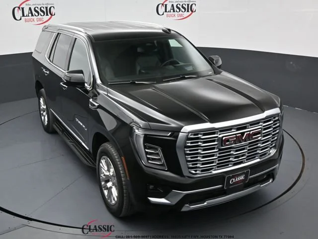 Onyx Black 2025 GMC Yukon Denali 4WD SUV / Crossover Four-Wheel Drive