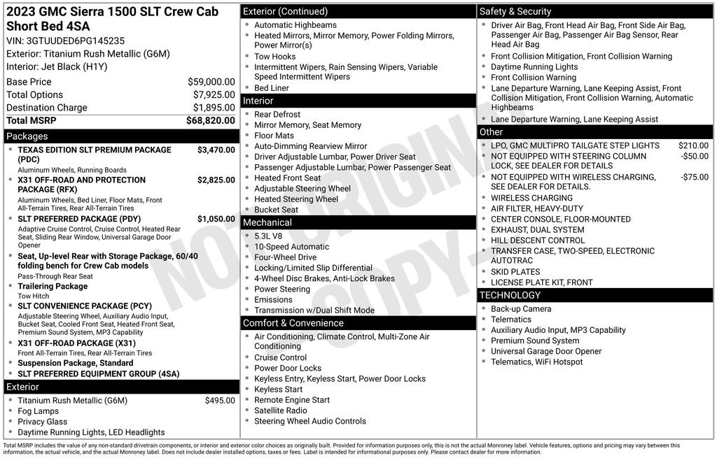 Certified Used 2023 Silver GMC SLT image 19