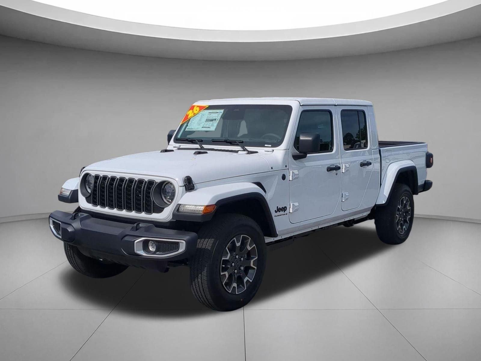 New 2026 Bright White Clearcoat Jeep Sahara image 1