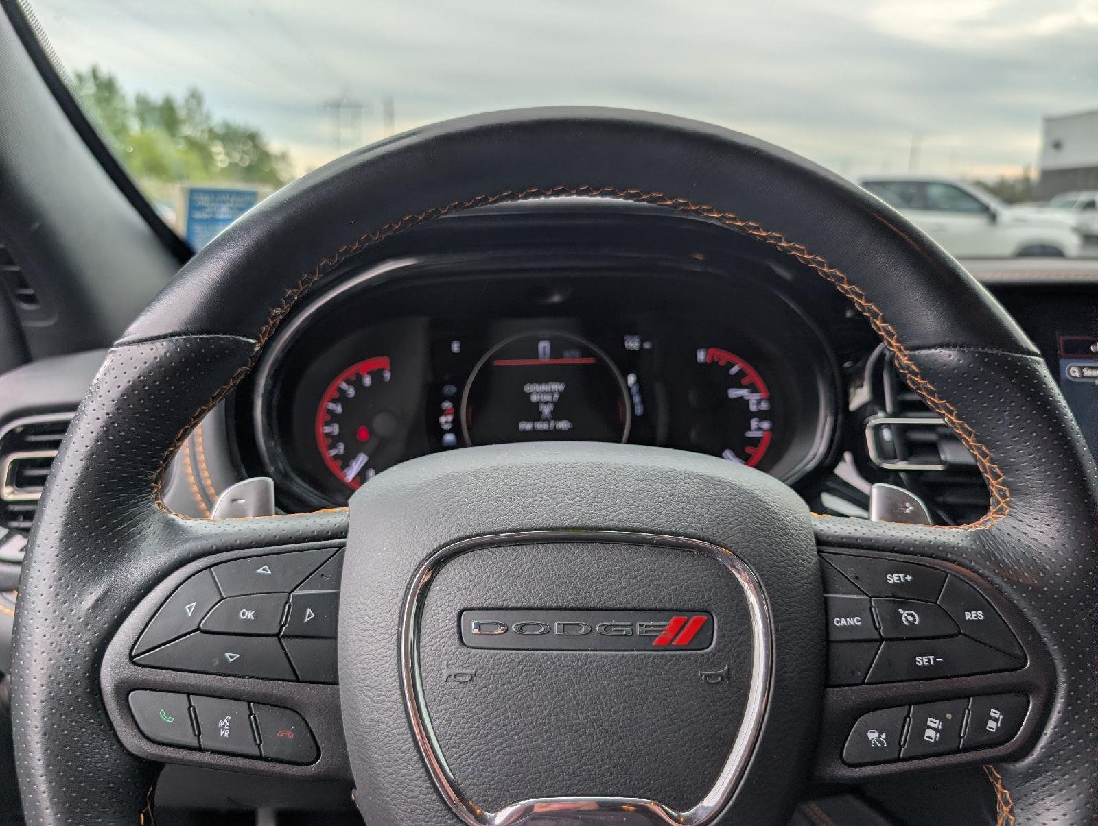 Used 2023 DB Black Clearcoat Dodge Hemi Orange image 12