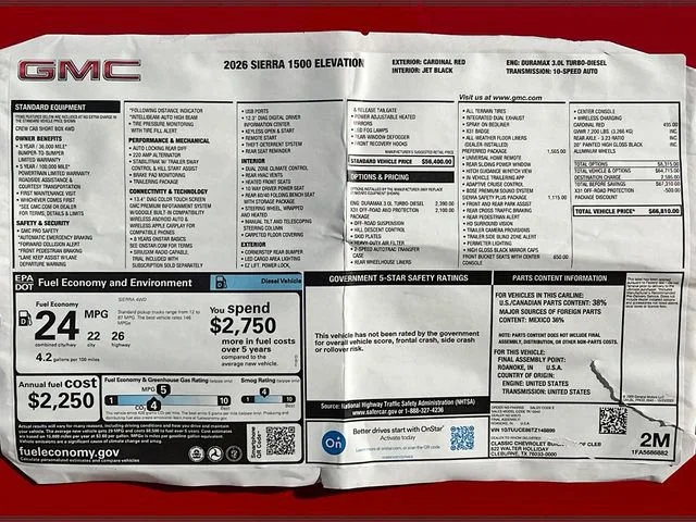 2026 GMC Sierra 1500 Elevation - Photo 21