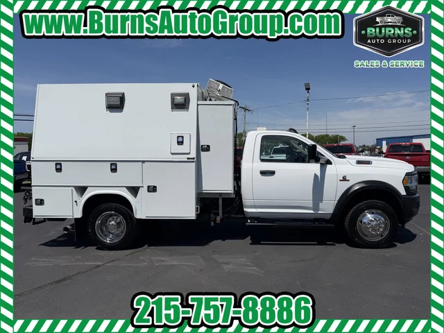 2020 Ram 5500 4x4 Cummins Diesel Enclosed Utility W/Compressor 