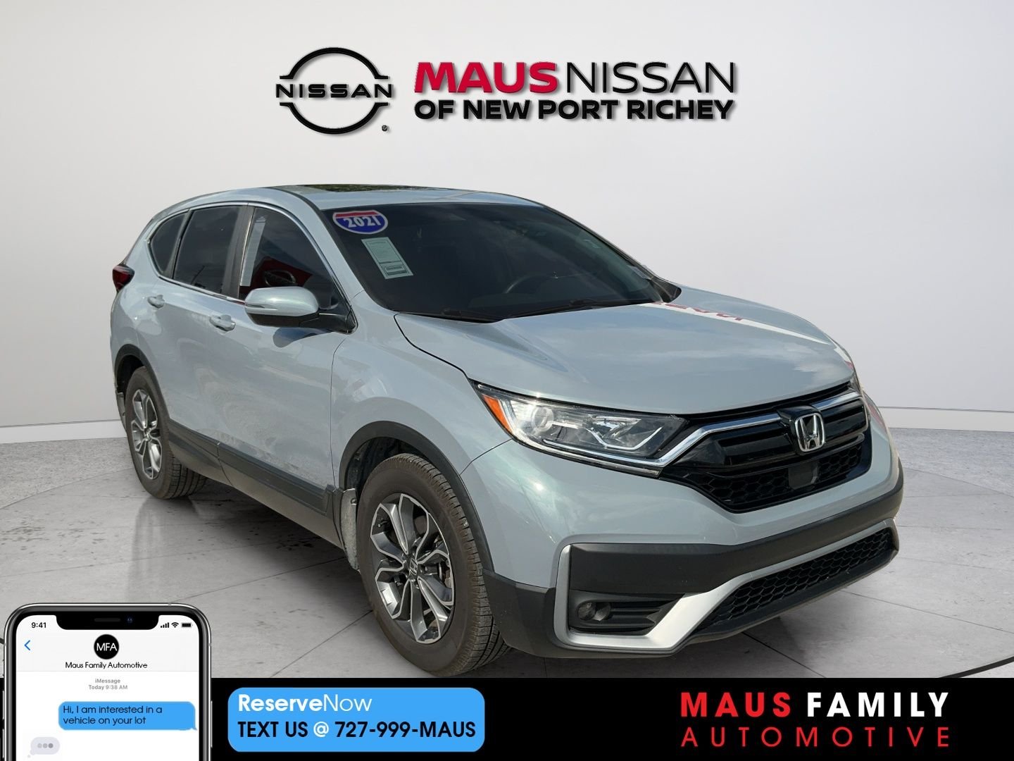 Used 2021 Gray Honda EX-L image 1