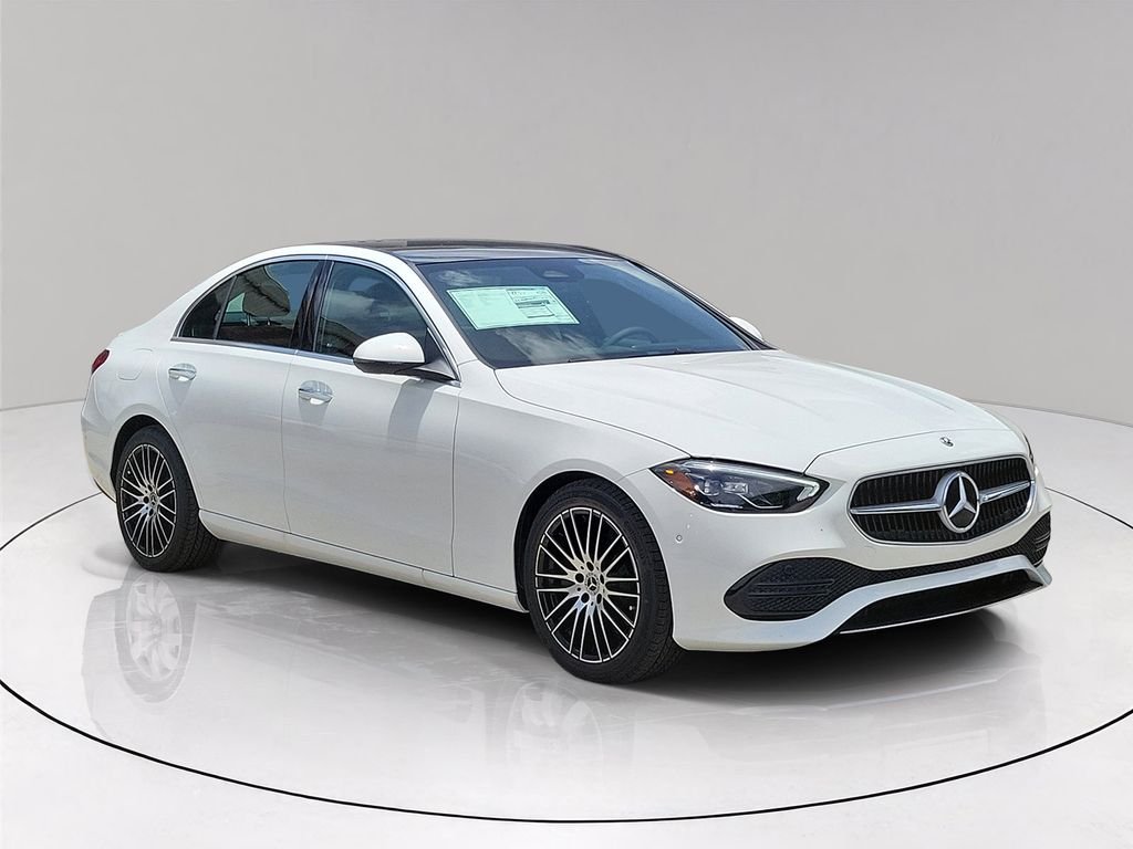 New 2026 White Mercedes-Benz C 300 image 1