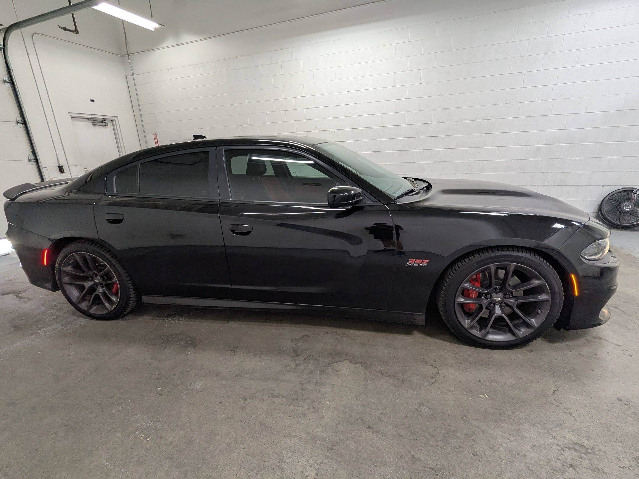 Used 2021 Pitch Black Clearcoat Dodge Scat Pack image 3