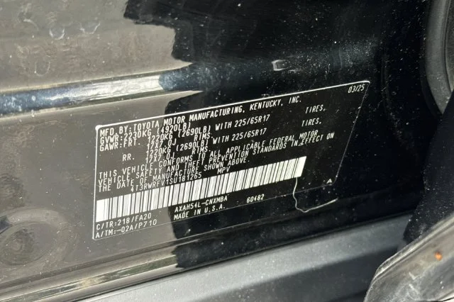 Certified Used 2025 Black Toyota XLE image 35