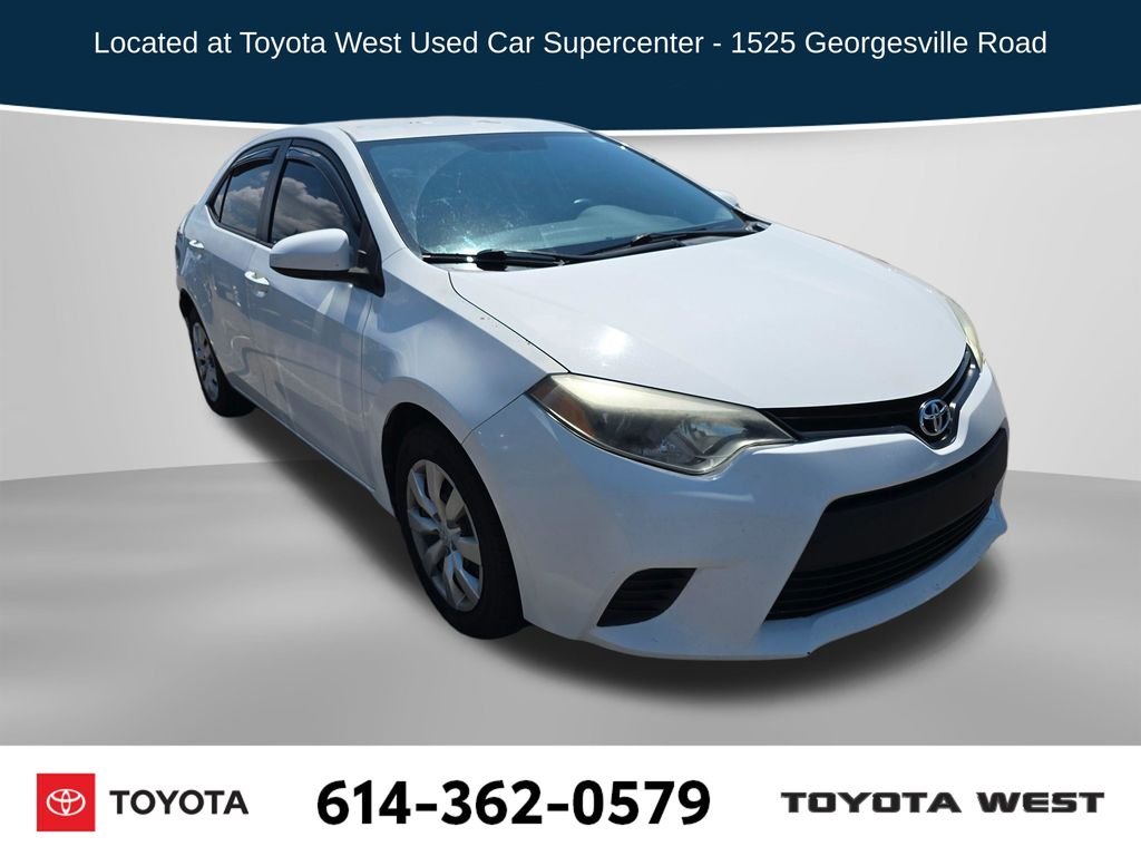 Used 2014 White Toyota LE image 1