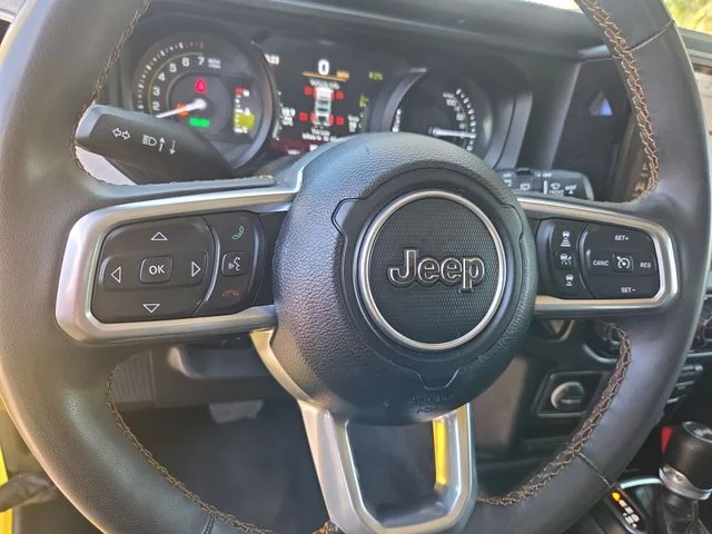 Used 2024 Yellow Jeep Sahara 4xe image 31