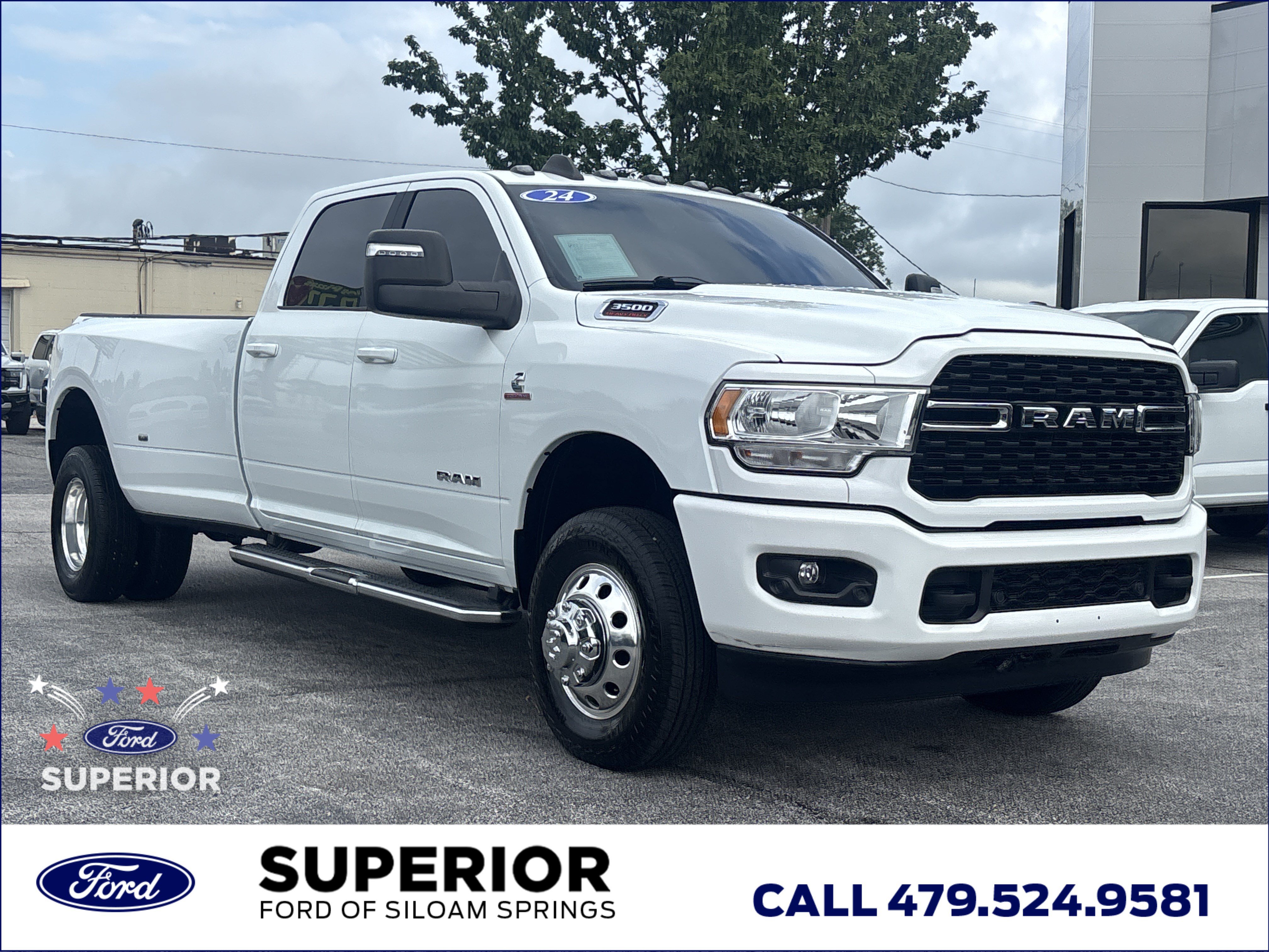 Used 2024 Bright White Clearcoat Ram Big Horn image 1