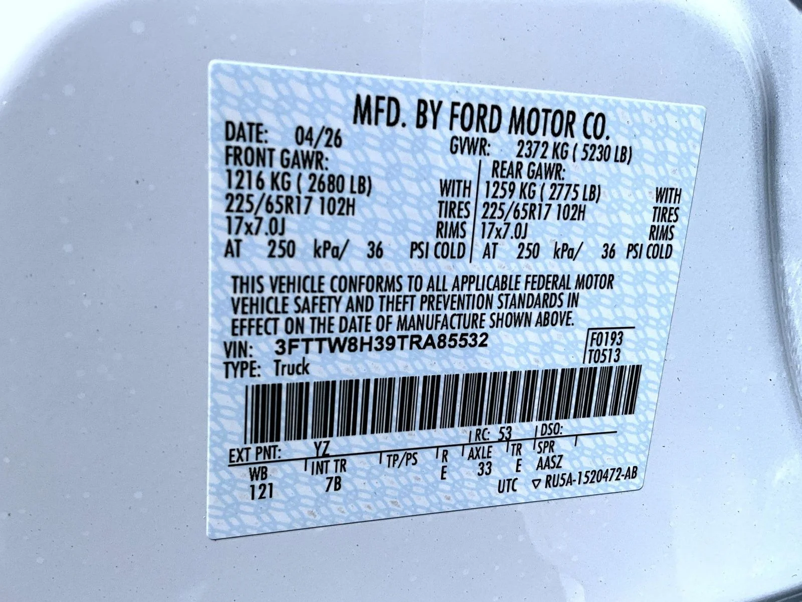 New 2026 White Ford XLT image 26