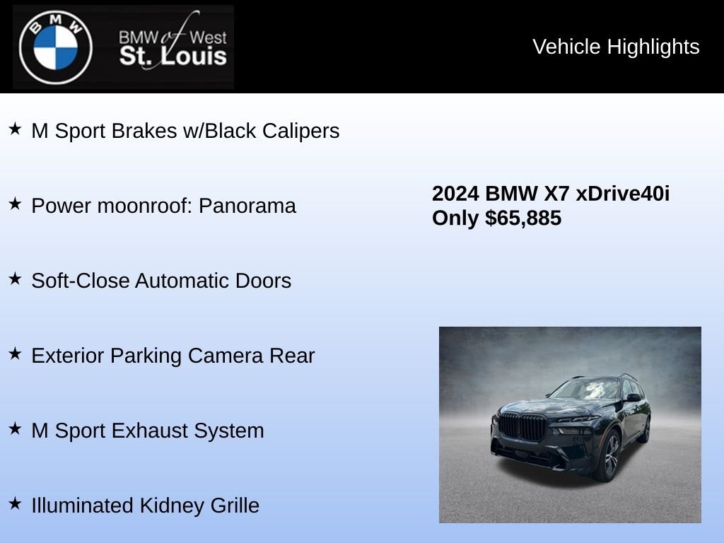 Used 2024 Black BMW xDrive40i image 24