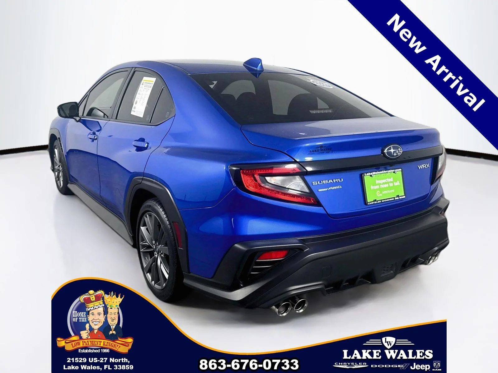 Certified Used 2024 Blue Subaru Base image 5