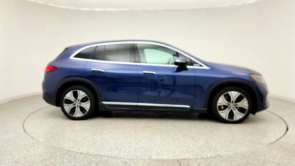 Used 2023 Twilight Blue Metallic Mercedes-Benz EQE 350 4MATIC® SUV w/ Ventilated Nappa Leather Seats image 4