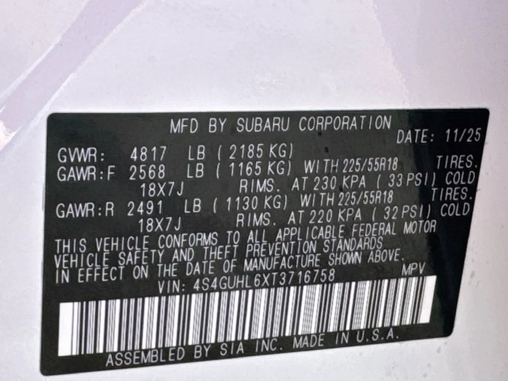 Certified Used 2026 White Subaru Limited image 39