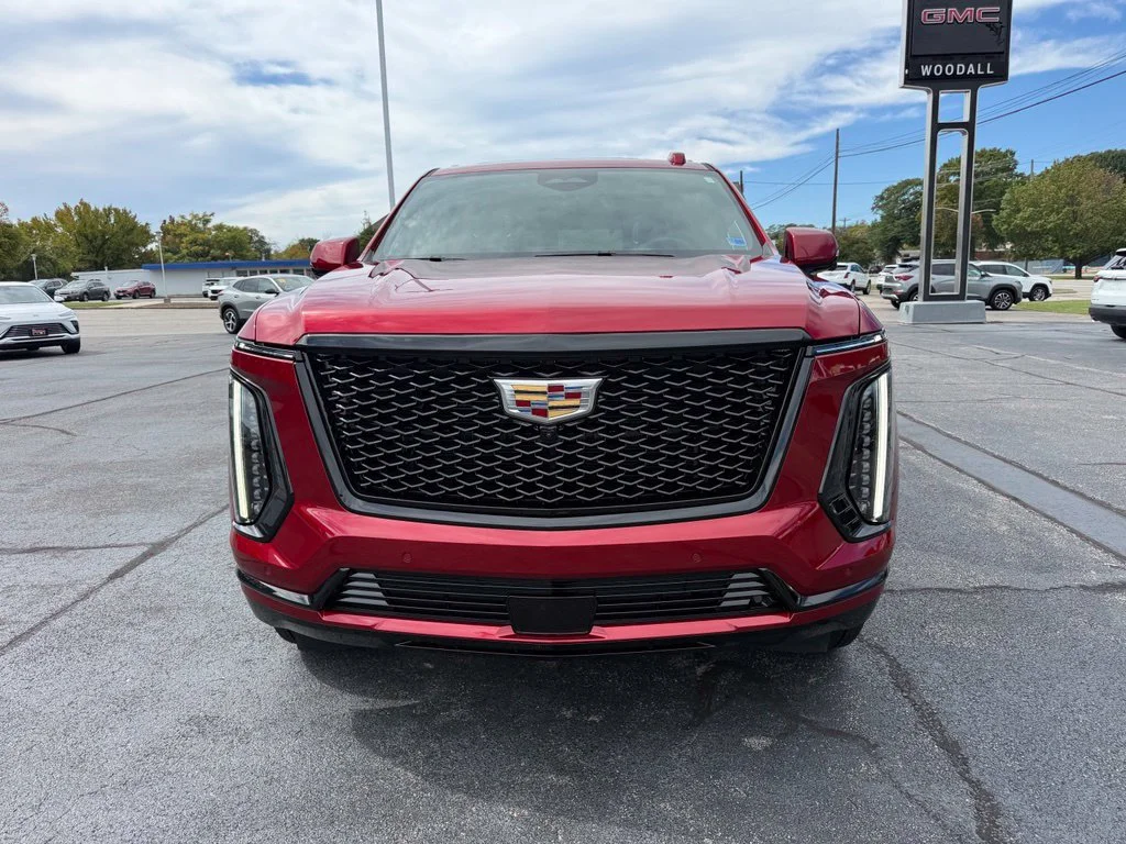 Used 2025 Radiant Red Tintcoat Cadillac Sport Platinum image 2