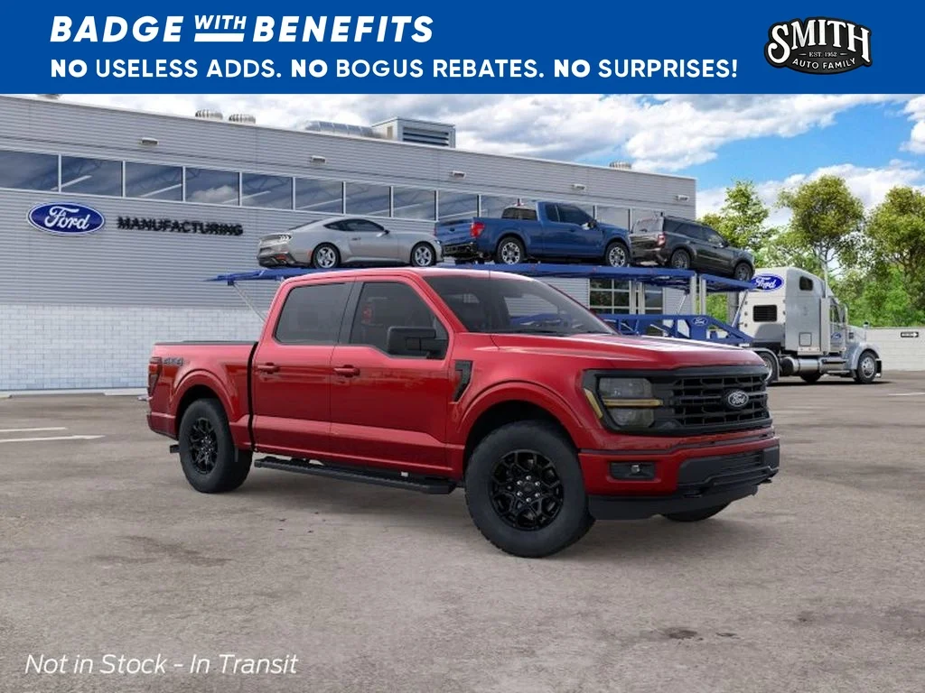 New 2026 Ruby Red Metallic Tinted Clearcoat Ford XLT image 8