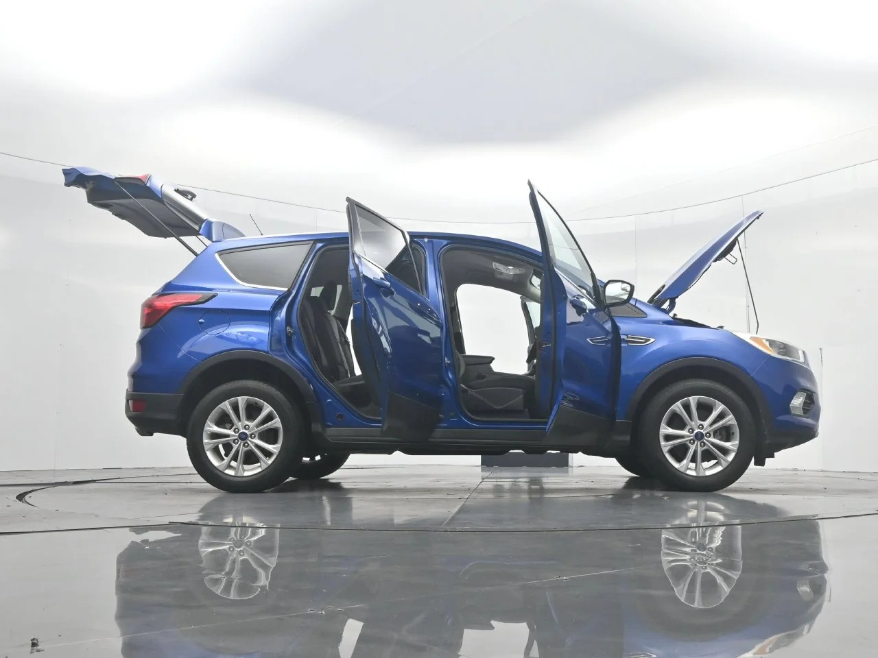 Certified Used 2019 Lightning Blue Ford SE image 57