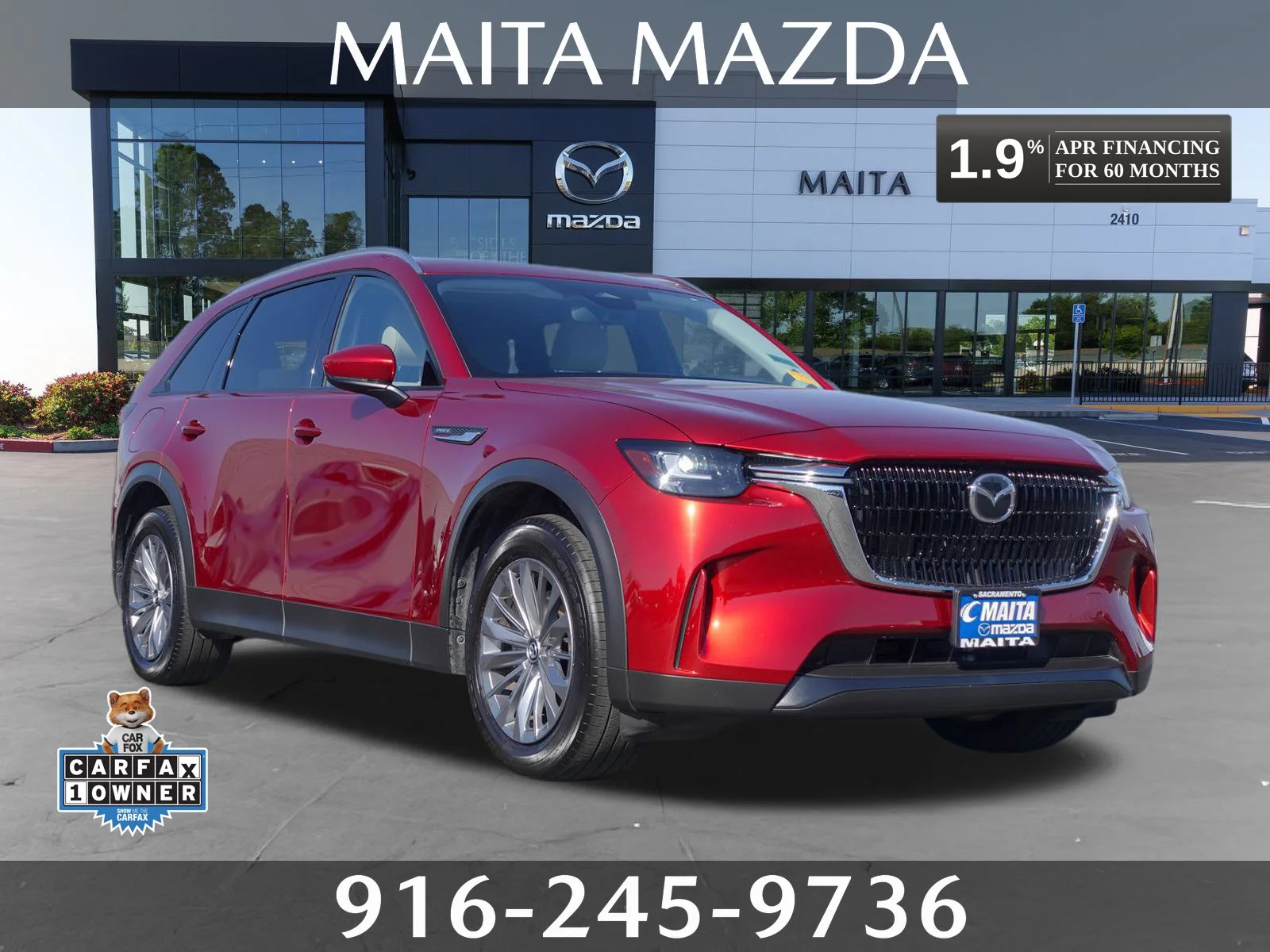 Certified Used 2024 Soul Red Crystal Metallic Mazda Preferred image 1