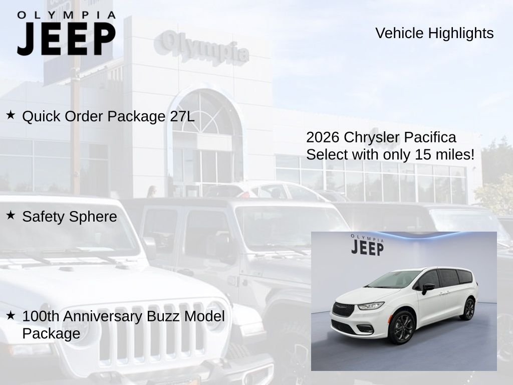 New 2026 Bright White Clear-Coat Exterior Paint Chrysler Select image 7