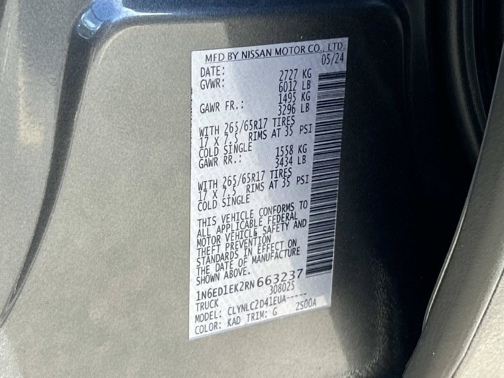 Used 2024 Gray Nissan SV image 10