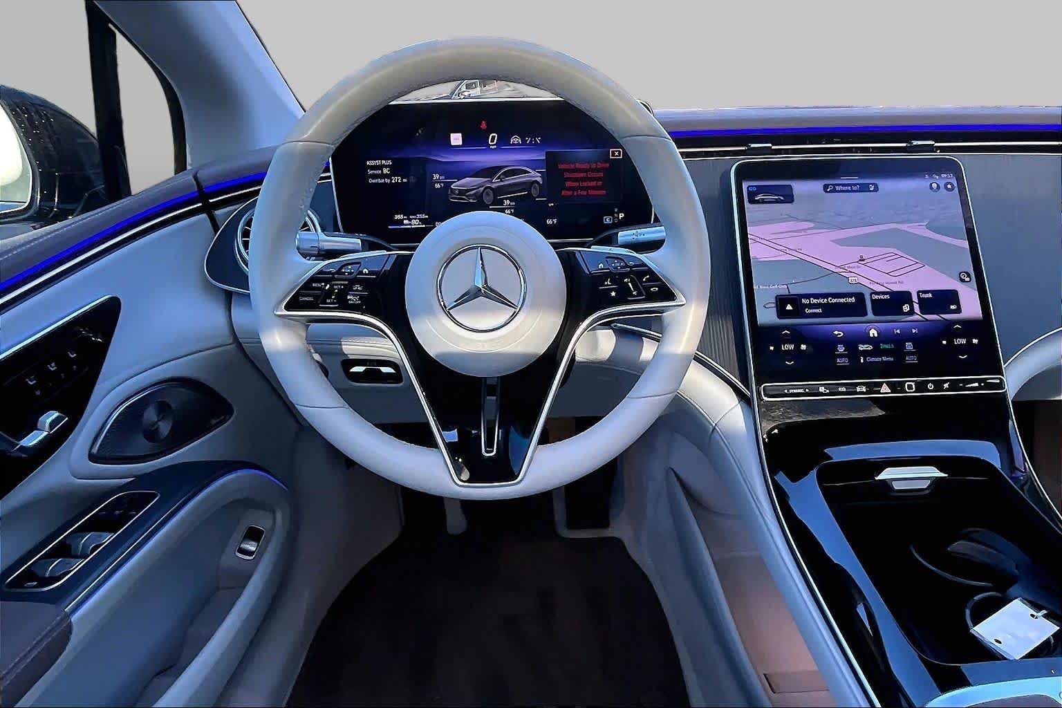 Certified Used 2023 Obsidian Black Metallic Mercedes-Benz EQS 450+ image 6