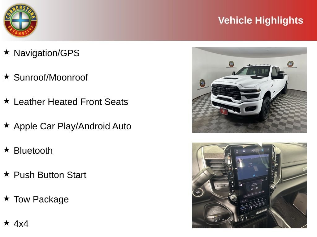 Used 2026 RAM Ram 3500 Pickup Laramie with VIN 3C63R3JL7TG218294 for sale in Elk River, Minnesota