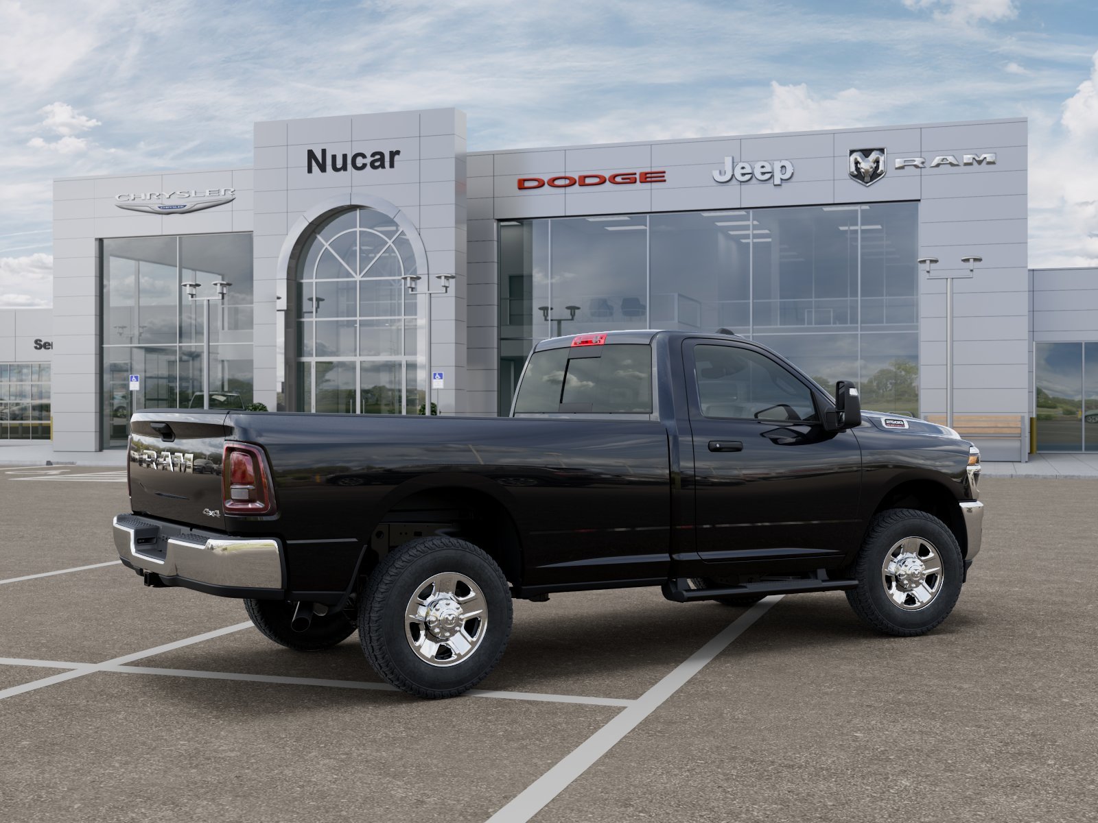 New 2026 Diamond Black Crystal Pearl-Coat Exterior Paint RAM Tradesman image 22