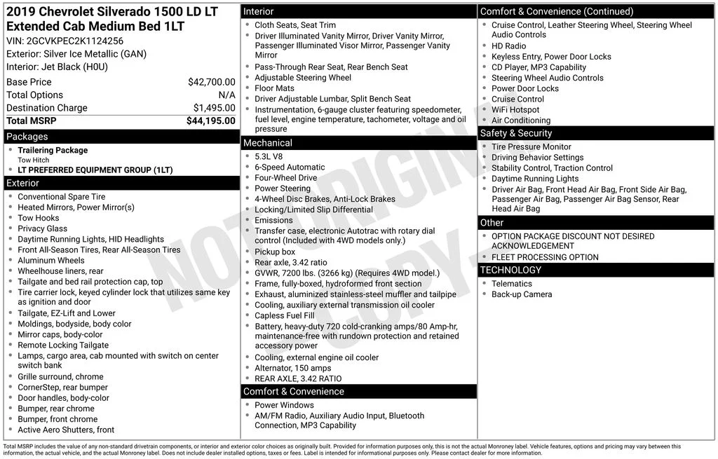 Used 2019 Silver Chevrolet LT image 5