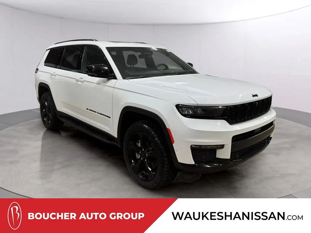 Used 2024 Bright White Clearcoat Jeep Limited image 1