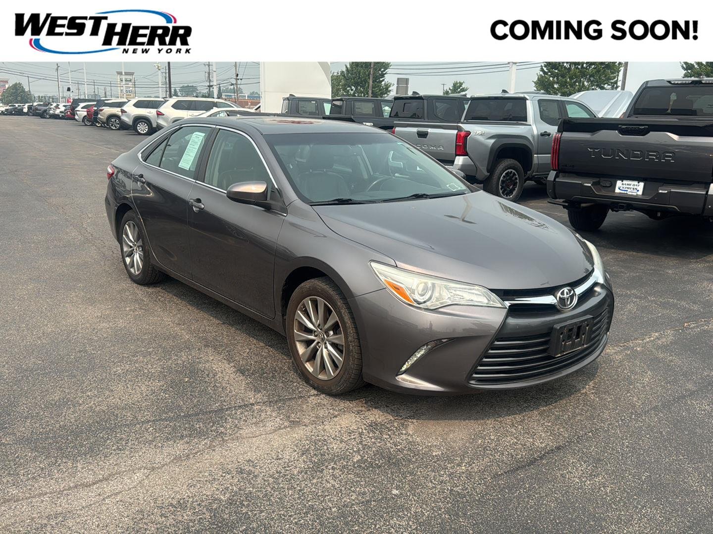 Used 2015 Predawn Gray Mica Toyota LE image 1