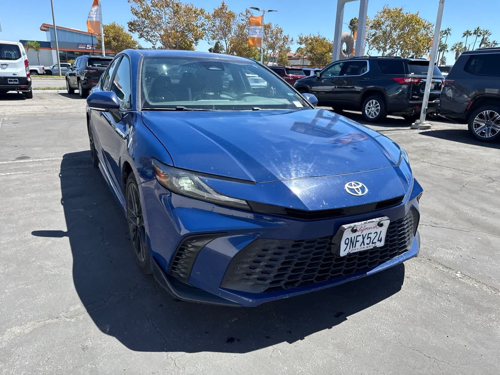 Used 2025 Reservoir Blue Toyota SE image 6