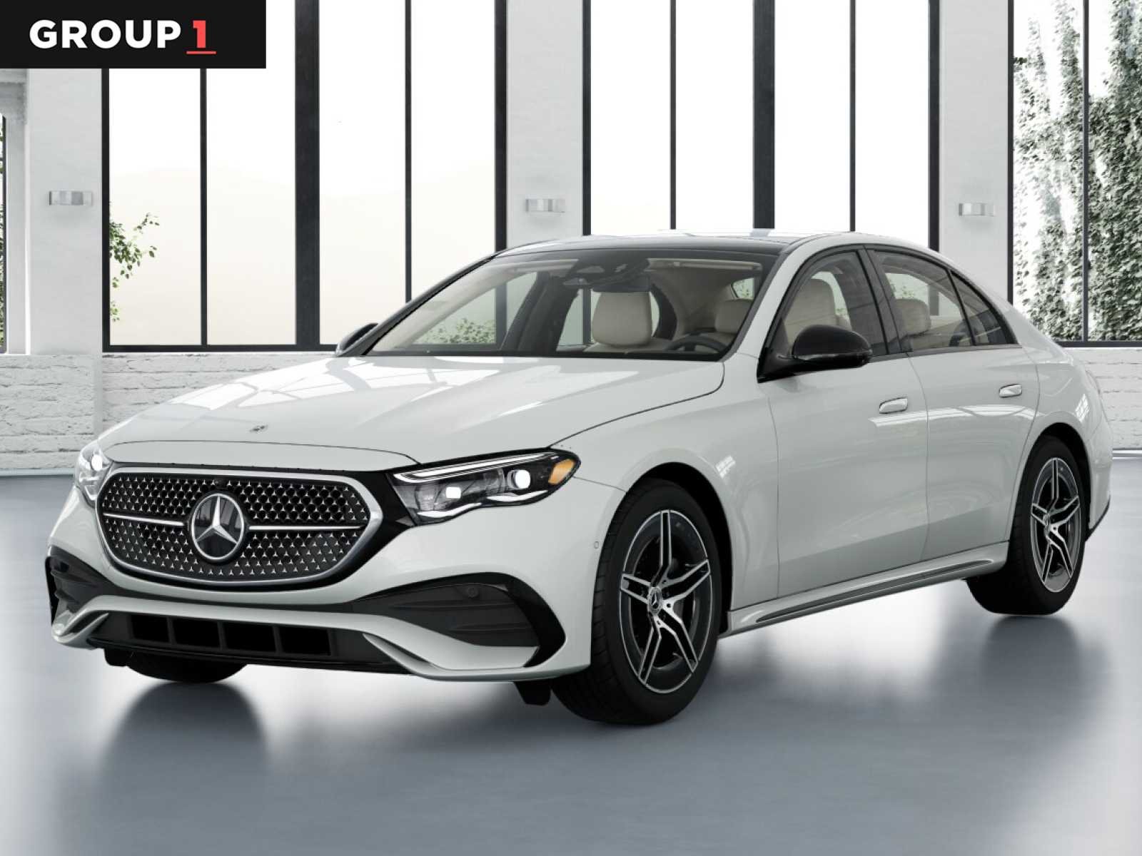 MANUFAKTUR Moonlight White Metallic 2026 Mercedes-Benz E-Class E 450 4MATIC Sedan All-Wheel Drive 9-Speed Automatic