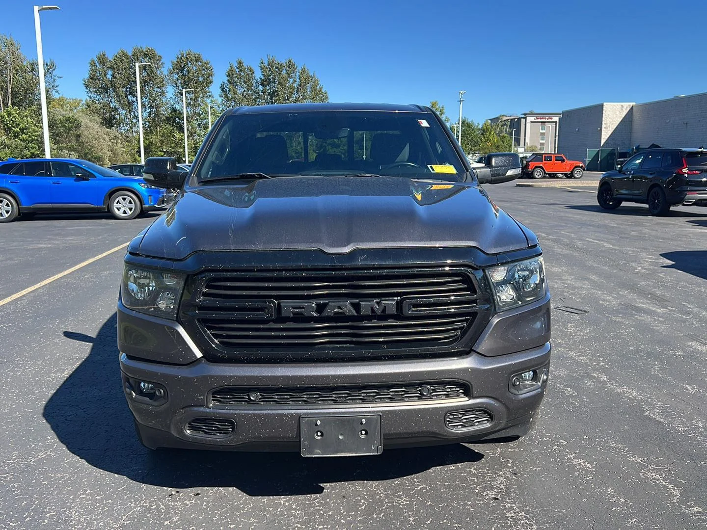 Used 2021 Granite Crystal Metallic Clearcoat Ram Big Horn image 2