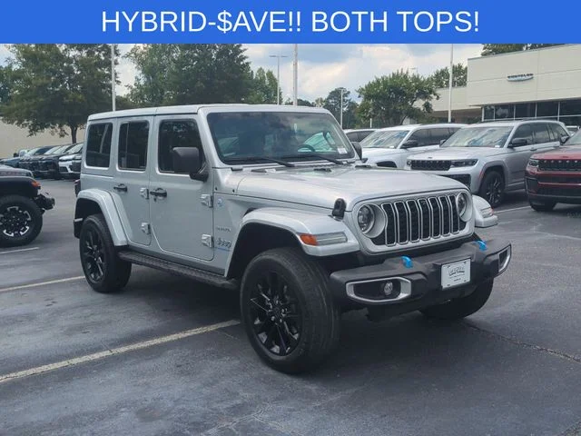 Used 2024 Silver Jeep Sahara 4xe image 7