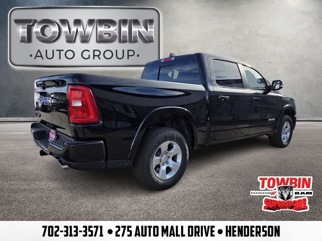 New 2026 Diamond Black Crystal Pearl-Coat Exterior Paint RAM Big Horn/Lone Star image 3