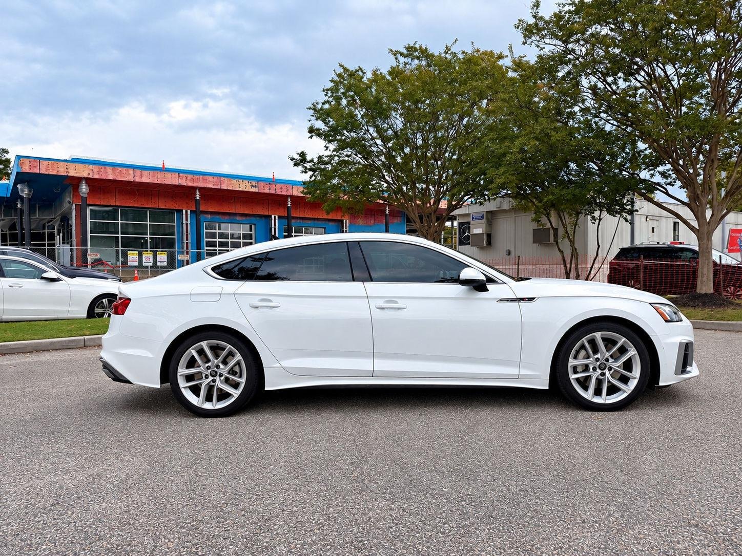 Used 2024 Arkona White Audi S line Premium image 4