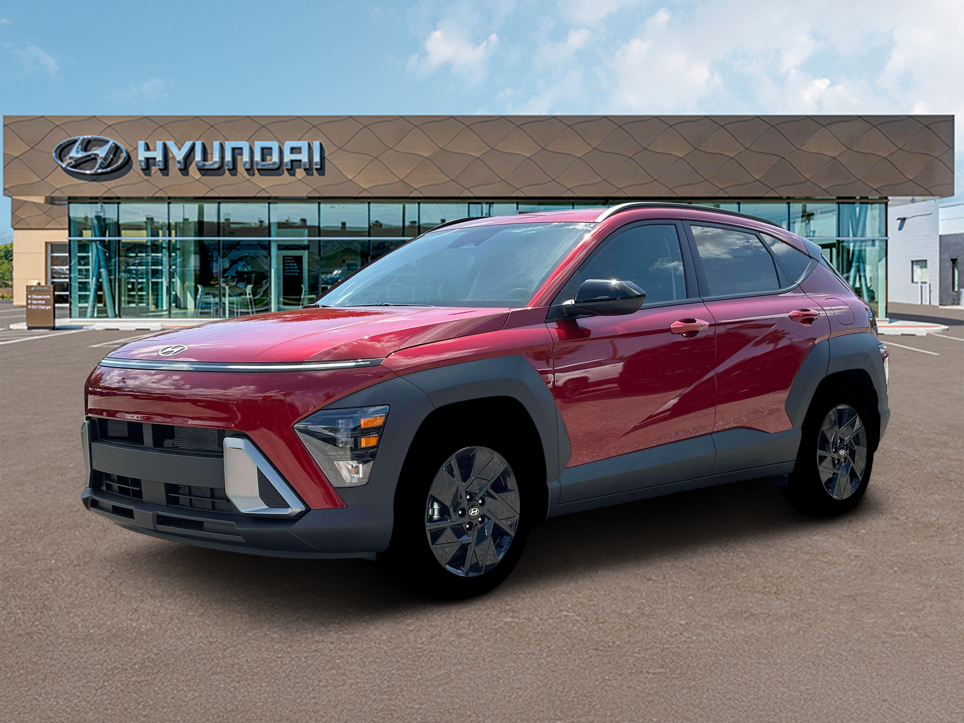 New 2026 Red Hyundai SEL Sport FWD image 2
