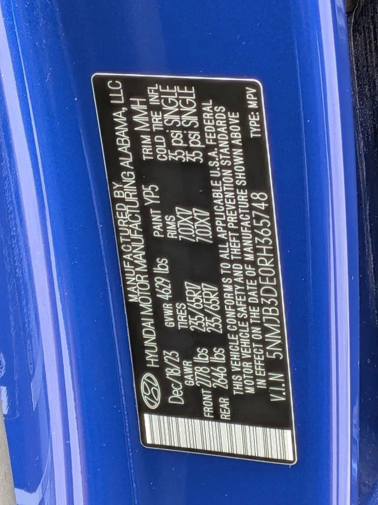 Used 2024 Blue Hyundai SEL image 33