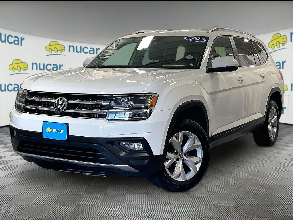 Used 2019 White Volkswagen 3.6L V6 SE image 3