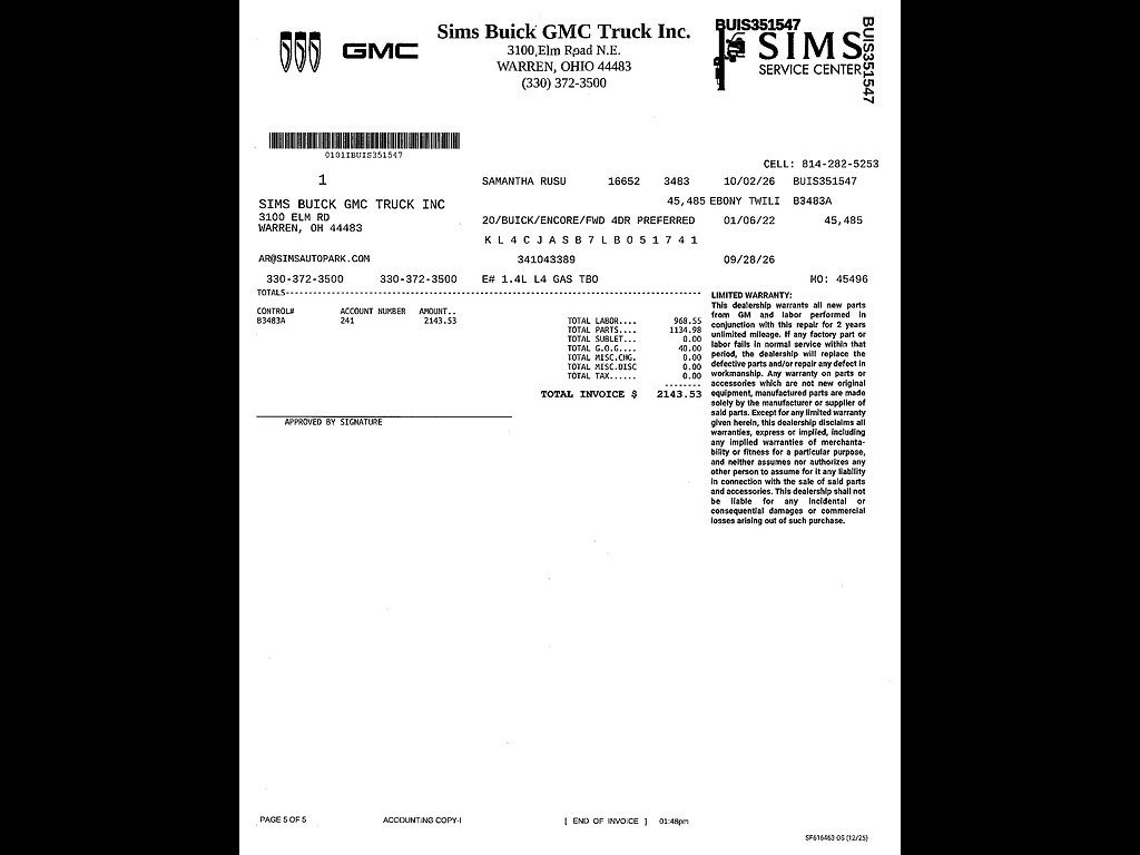 KL4CJASB7LB051741