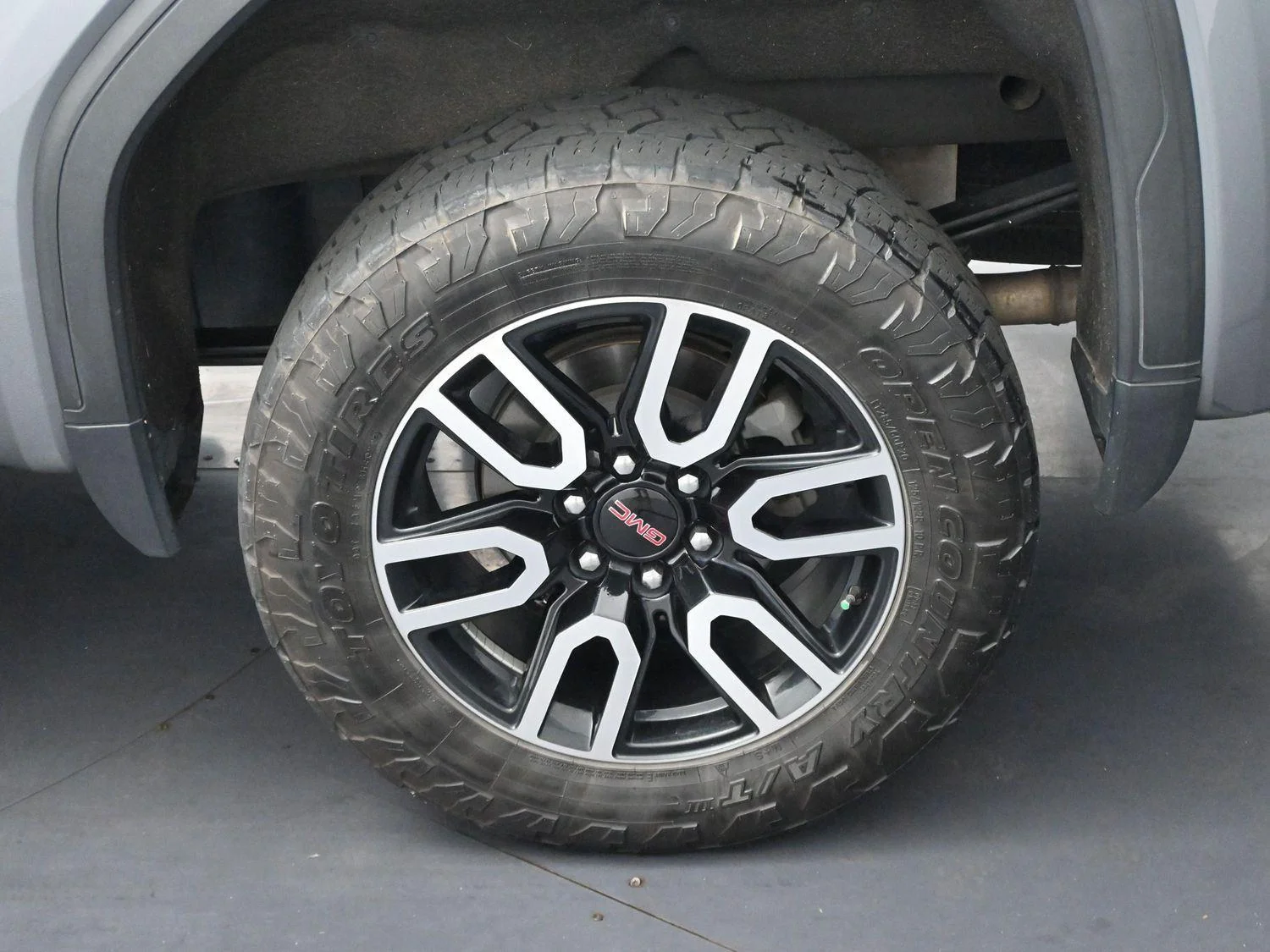 Used 2021 Satin Steel Metallic GMC AT4 image 37