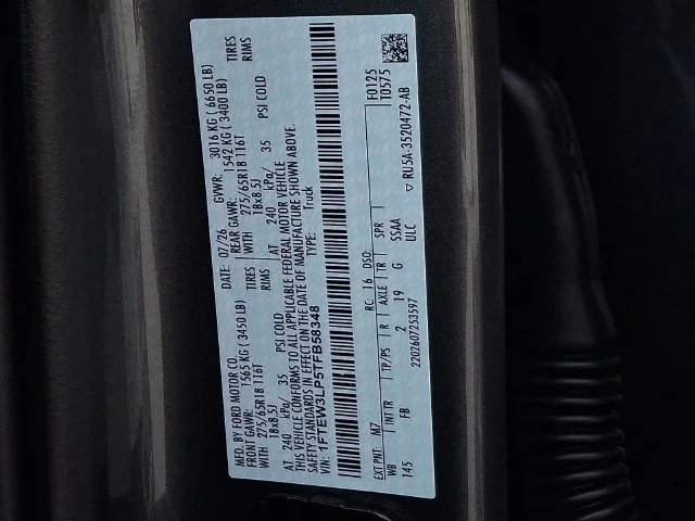 New 2026 Carbonized Gray Metallic Ford XLT image 14