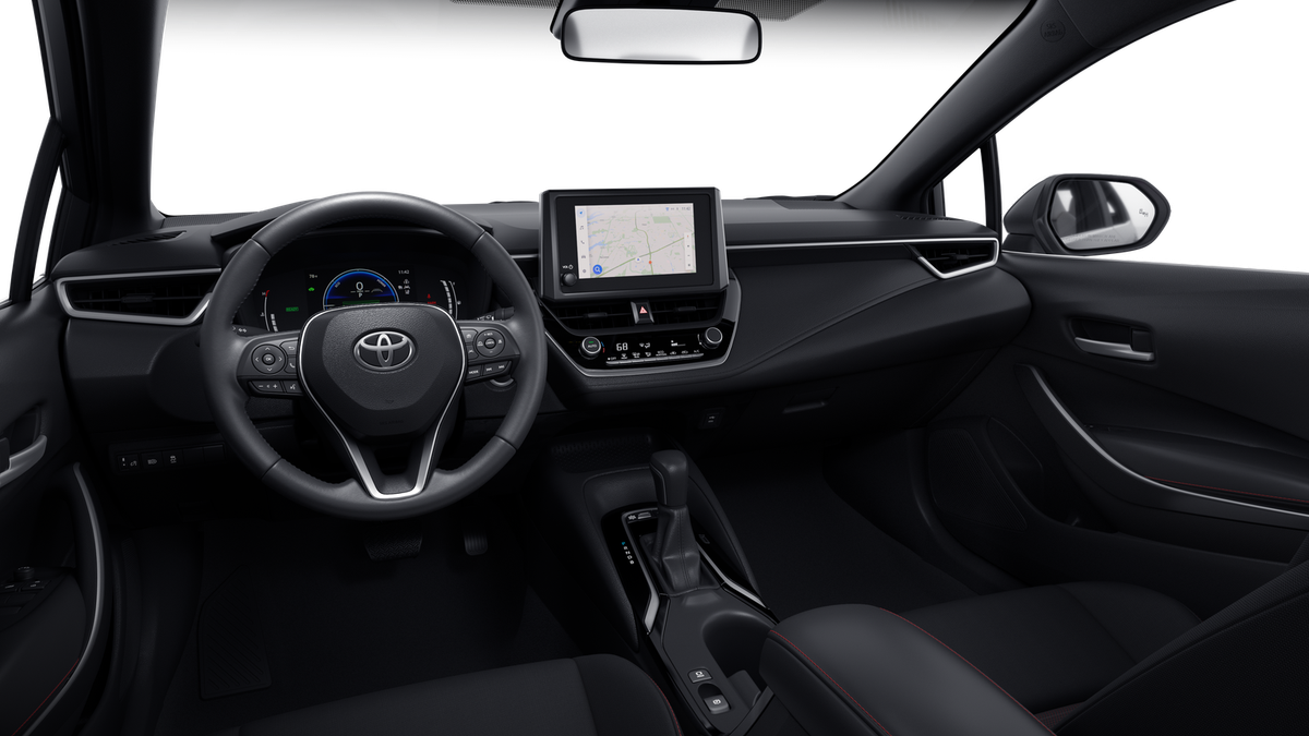 New 2026 Midnight Black Metallic Toyota Hybrid SE image 19