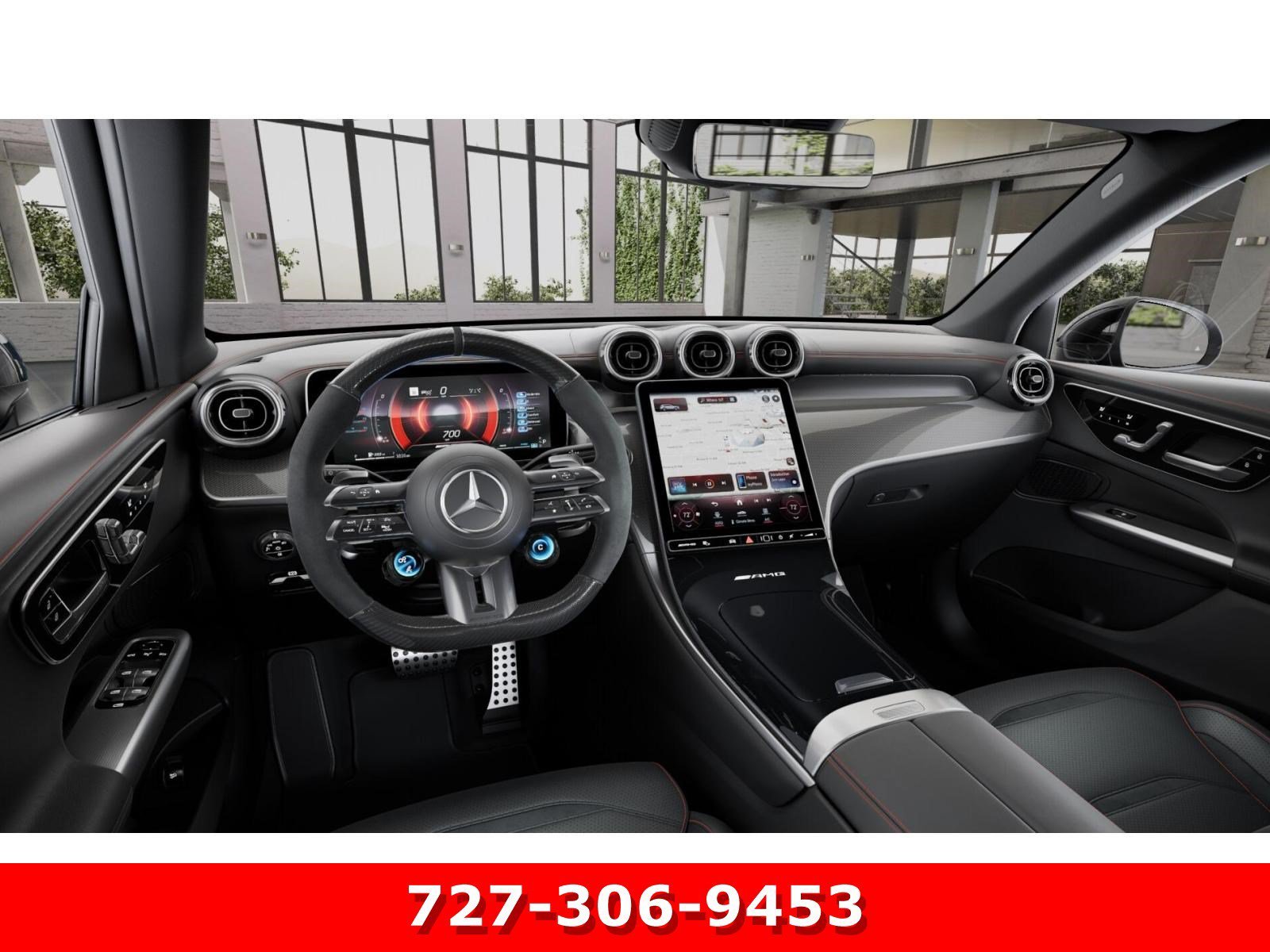 New 2026 MANUFAKTUR Patagonia Red Metallic Mercedes-Benz AMG® GLC 43 image 3